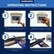 Sealer Sales 12 in. Double Portable Impulse Heat Sealer w/ 5mm Seal Width FKR-300A - alternate 3